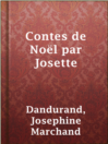 Cover image for Contes de Noël par Josette